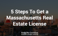 Get a Massachusetts Real Estate License