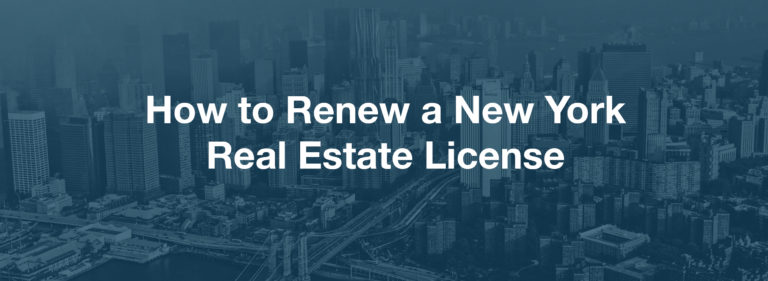 How to Renew a New York Real Estate License Online - Keep ...