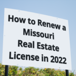 how to renew a missouri real estate license in 2022
