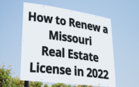 how to renew a missouri real estate license in 2022