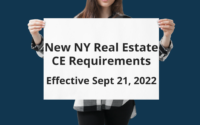 New NY Real Estate CE Requirements