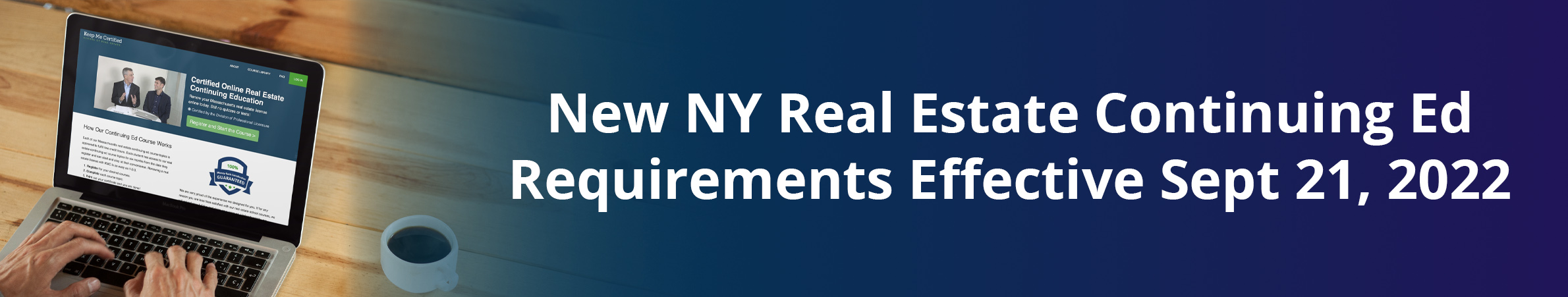 New NY Real estate ce requirements
