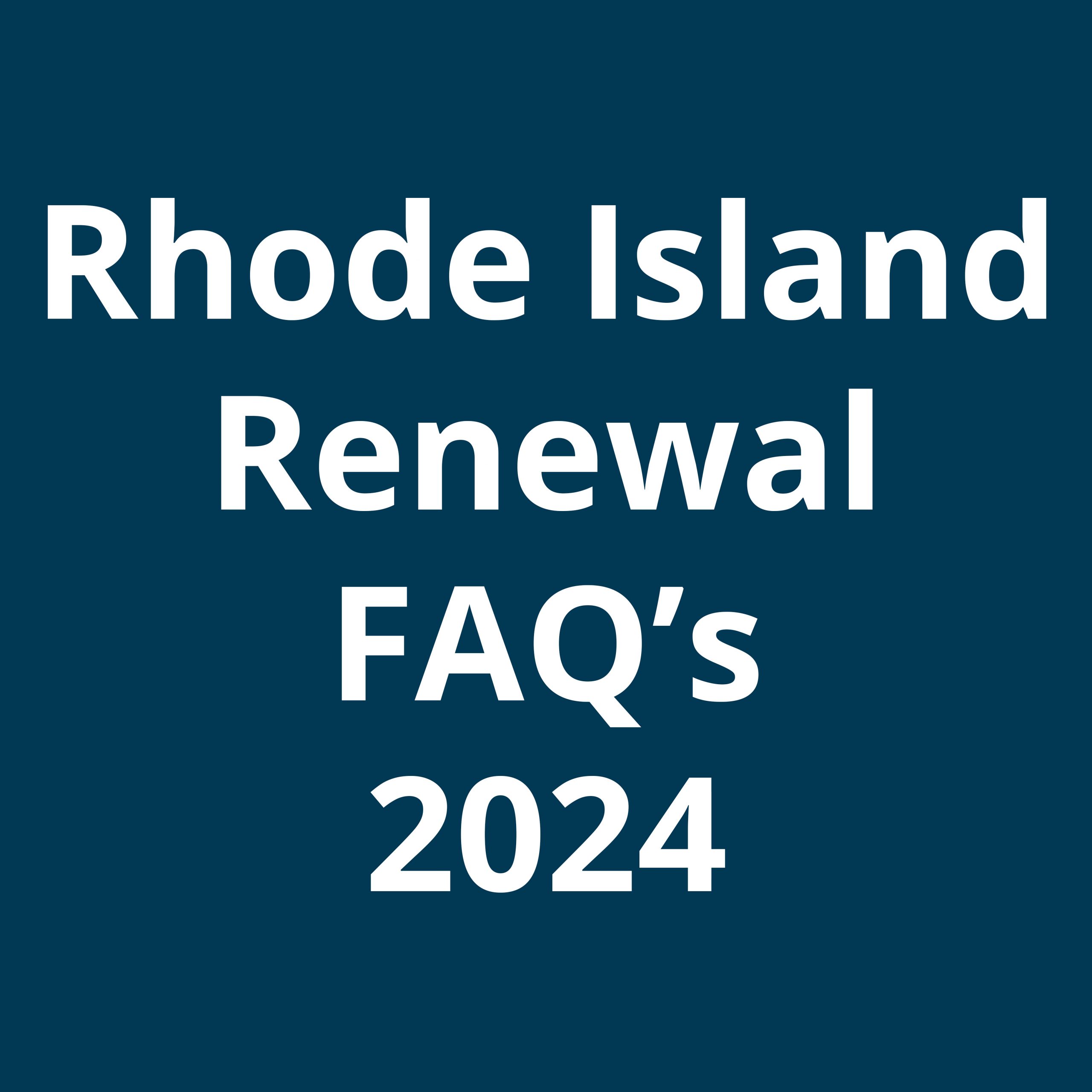 Rhode Island Real Estate License Renewal Questions Answered for 2024 Keep Me Certified Blog